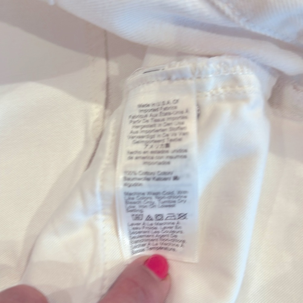 J. Crew Straight Leg Jeans in White - Picture 3 of 4